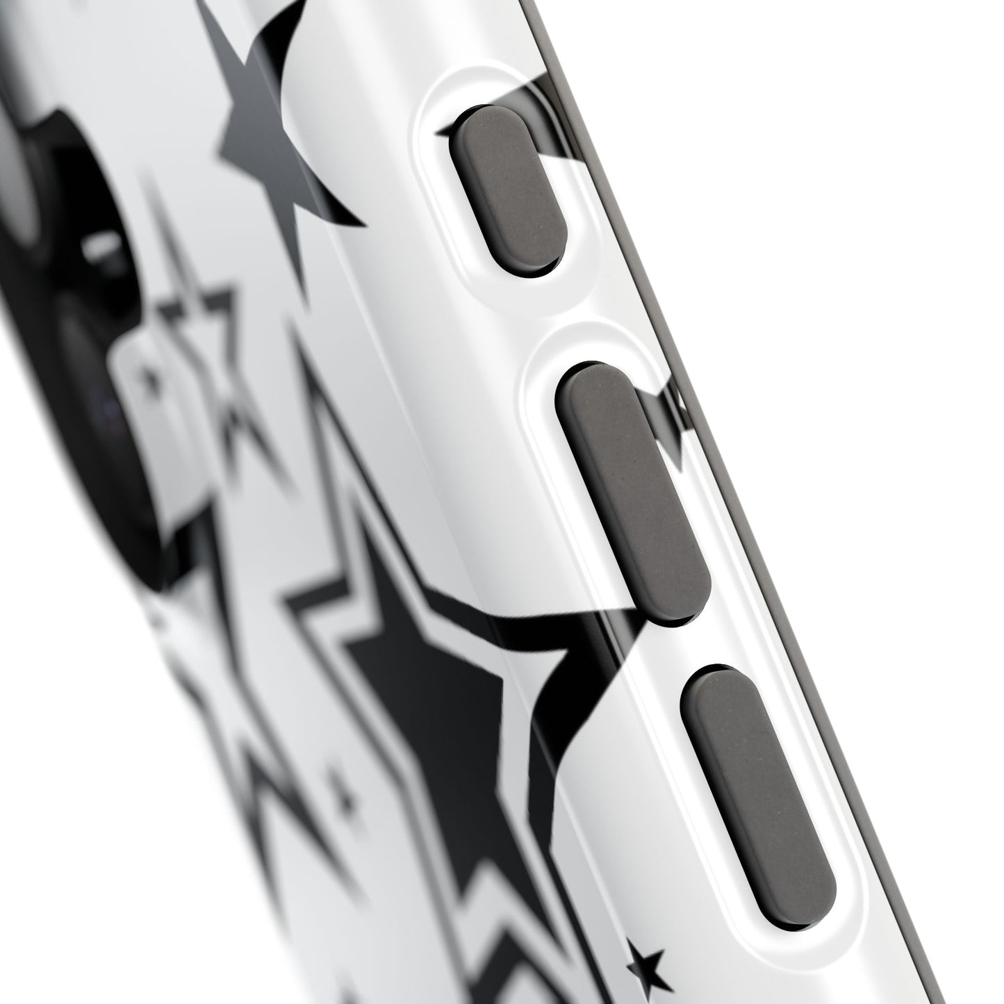 White Stardust iPhone Case