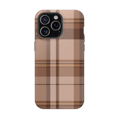 Toffee Plaid iPhone Case