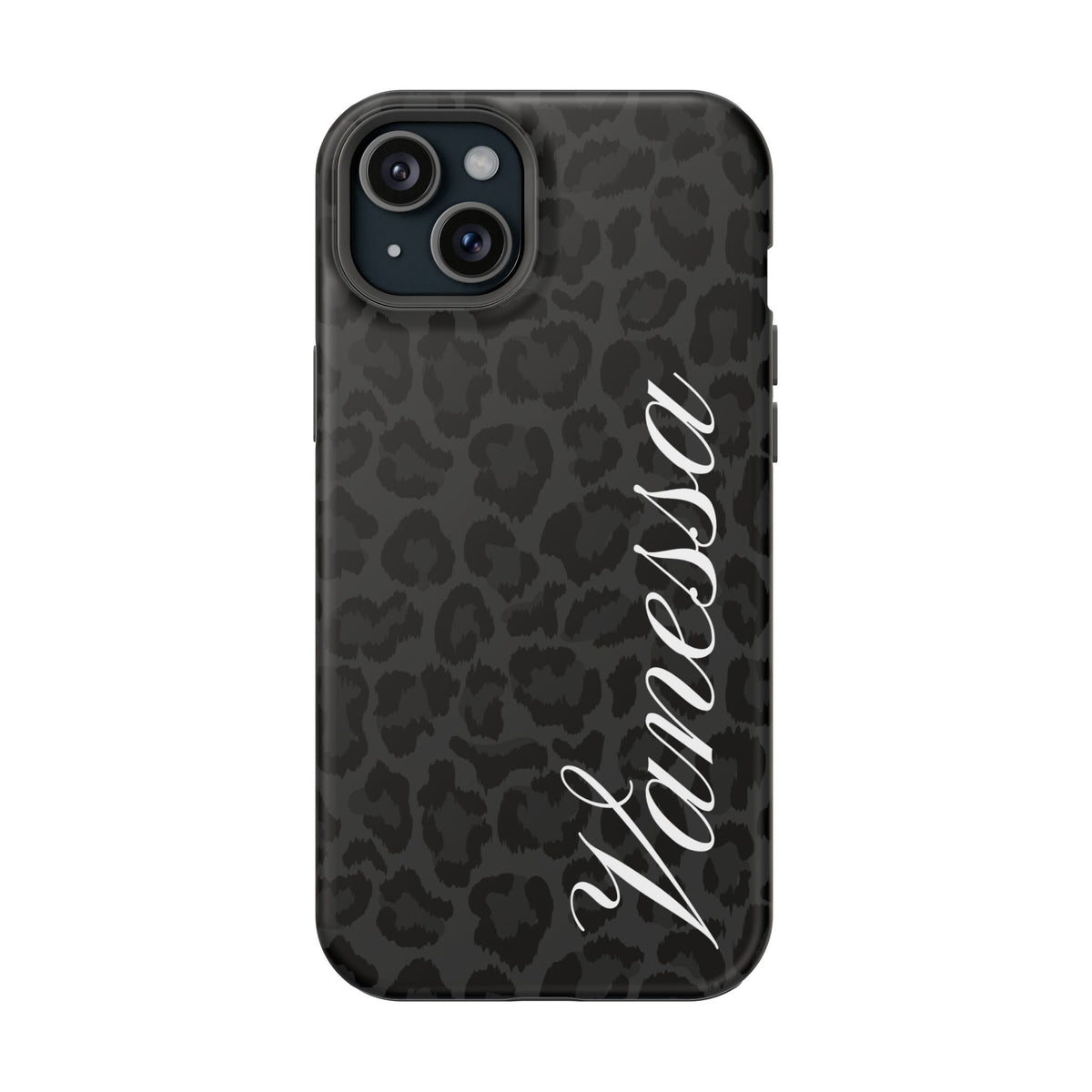 Custom Black Leopard iPhone Case