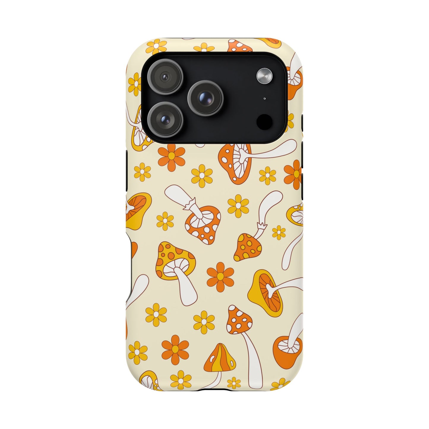 Retro Mushrooms iPhone Case