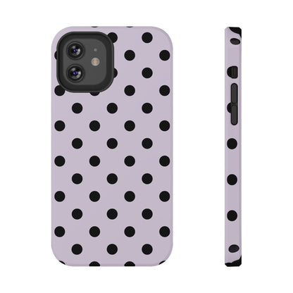 Lilac Polka Dots iPhone Case