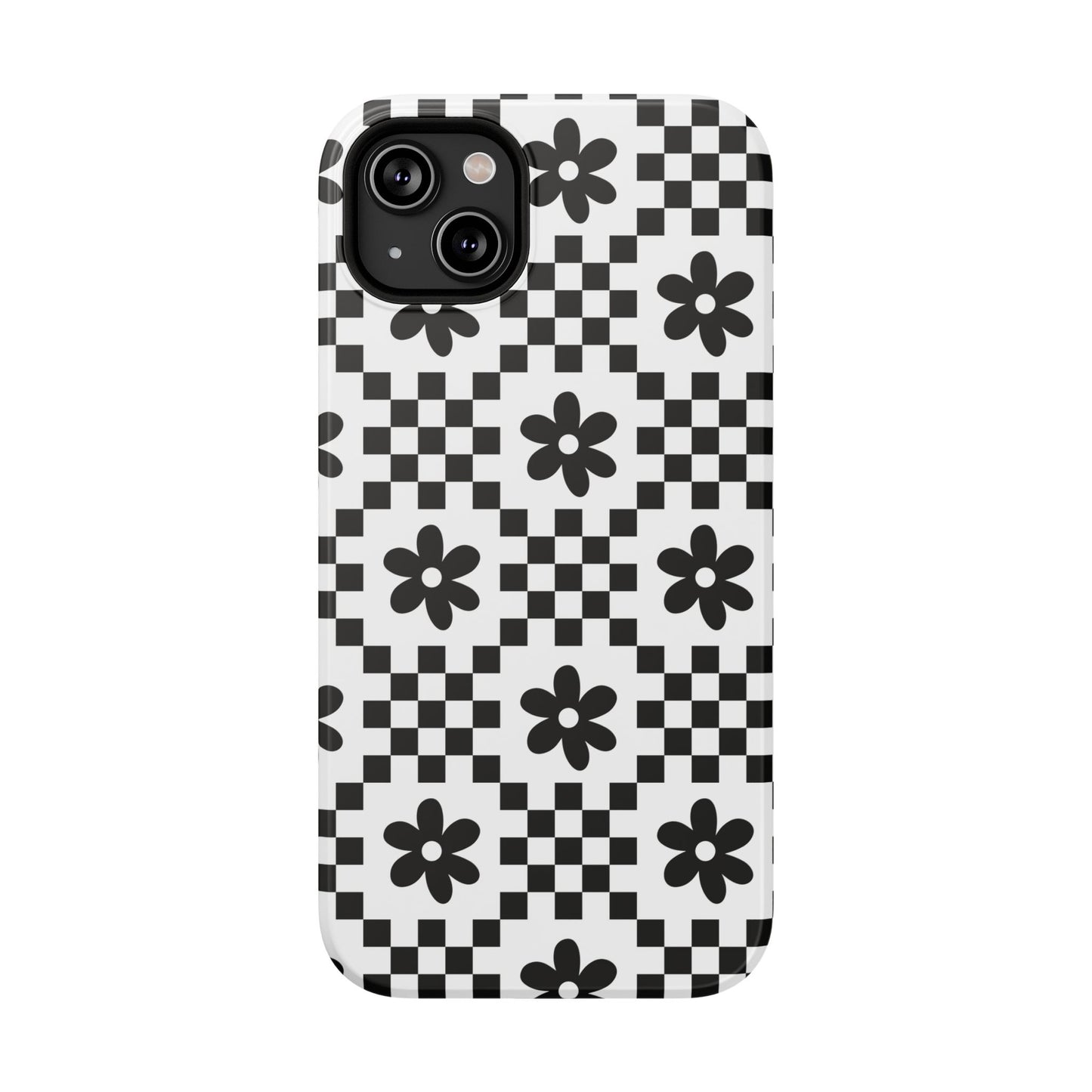 Monochrome Daisy iPhone Case