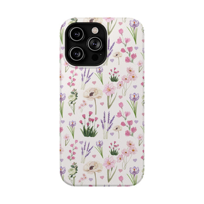 Vintage Purple Floral iPhone Case