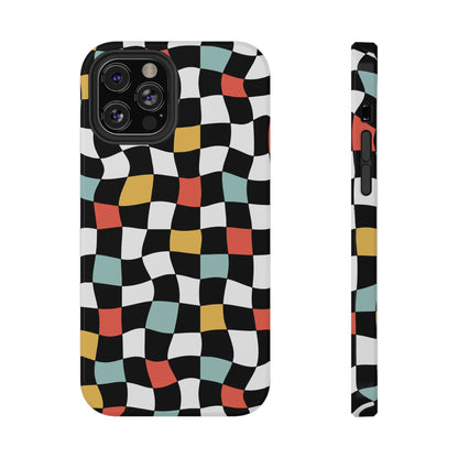 Retro Check iPhone Case