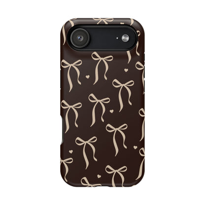 Chocolate Bows iPhone Case