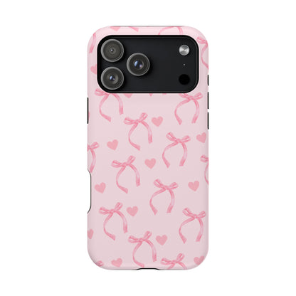 Bows & Hearts iPhone Case