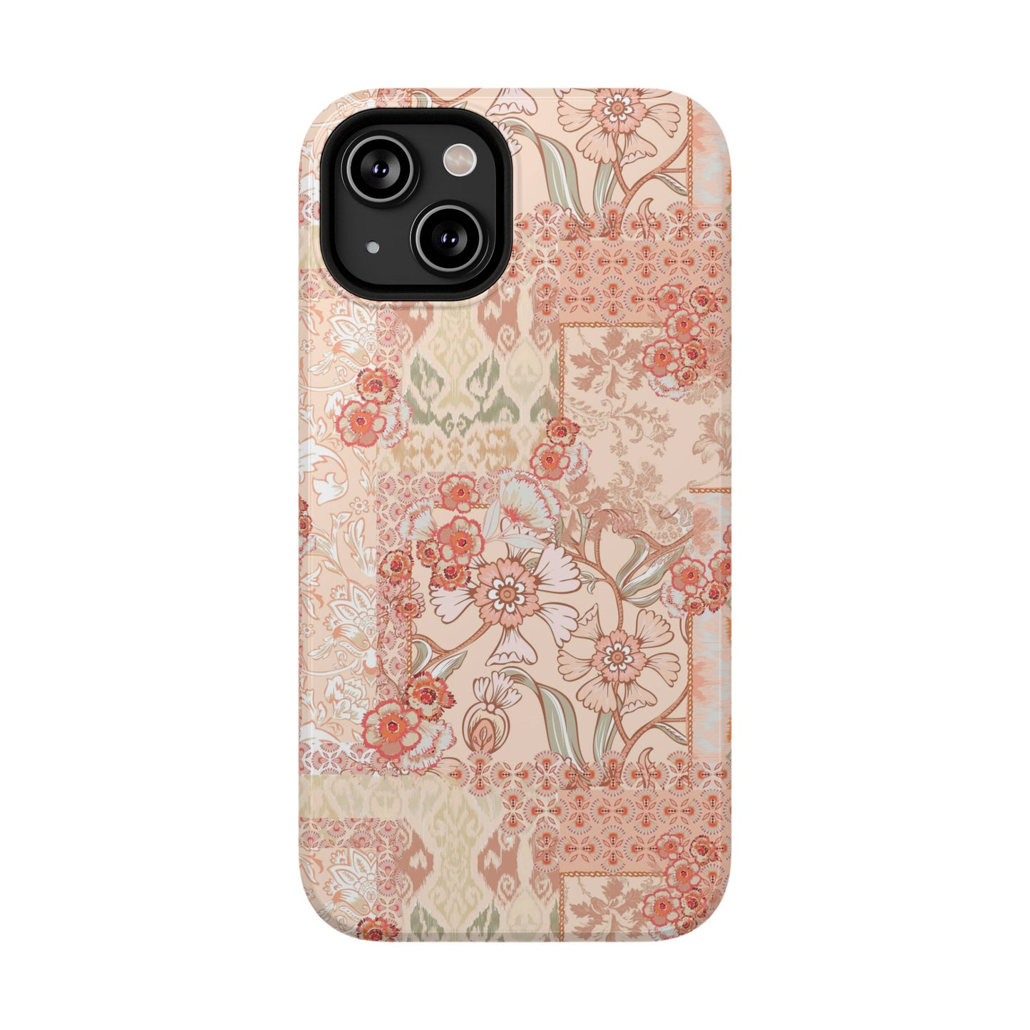 Peachy Paisley iPhone Case