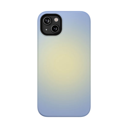Blue & Yellow Aura iPhone Case