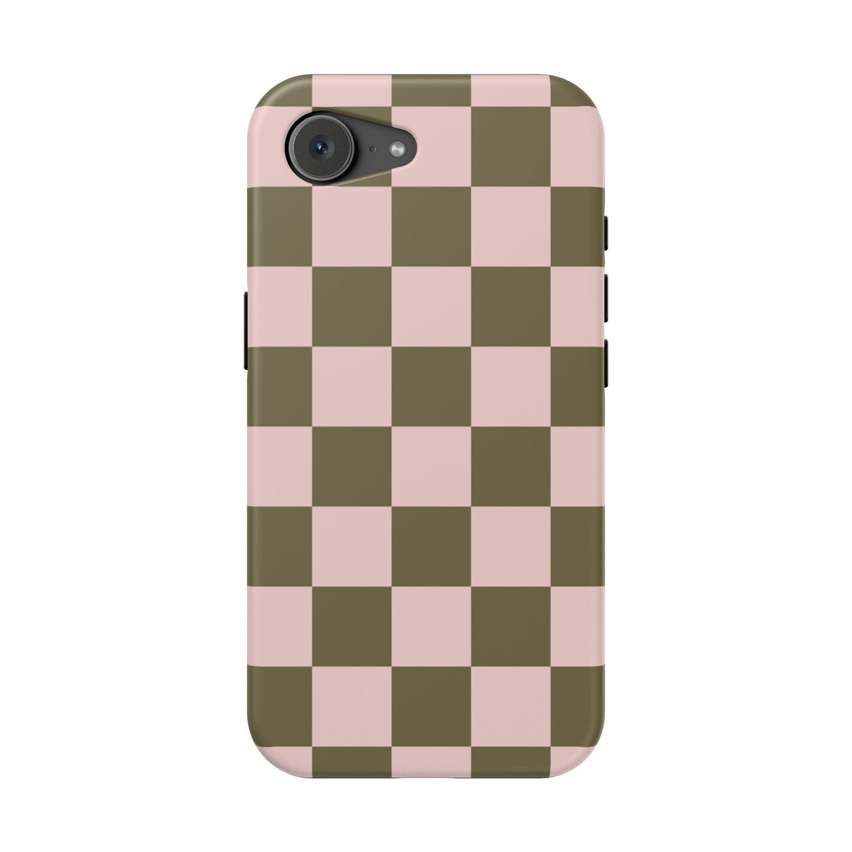 Pink Pistachio Checkered iPhone Case