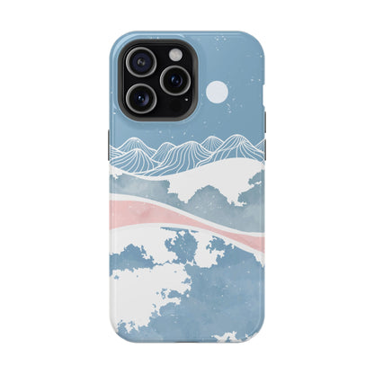 Blue Winter Night iPhone Case