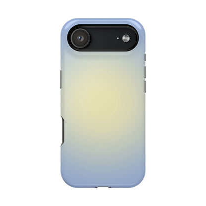 Blue & Yellow Aura iPhone Case