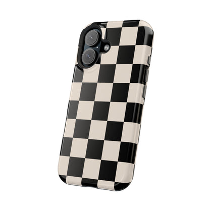 Espresso Checkered iPhone Case