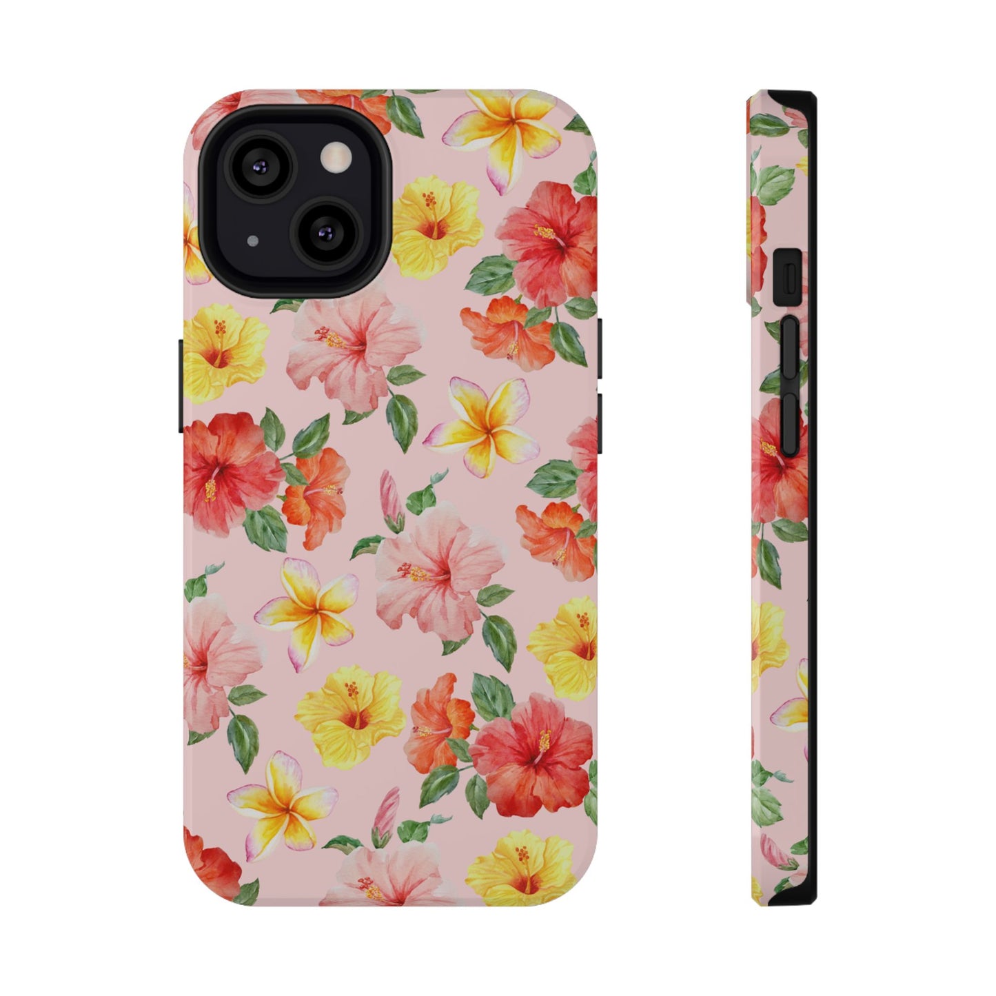 Pink Hibiscus Bloom iPhone Case