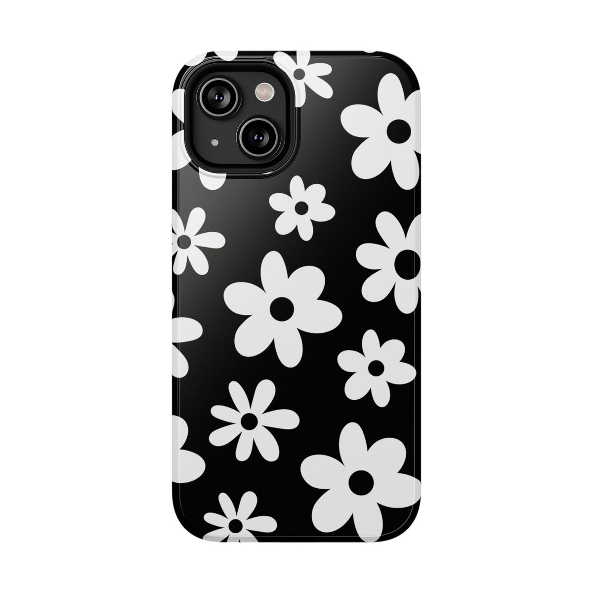 Black Flower Power iPhone Case