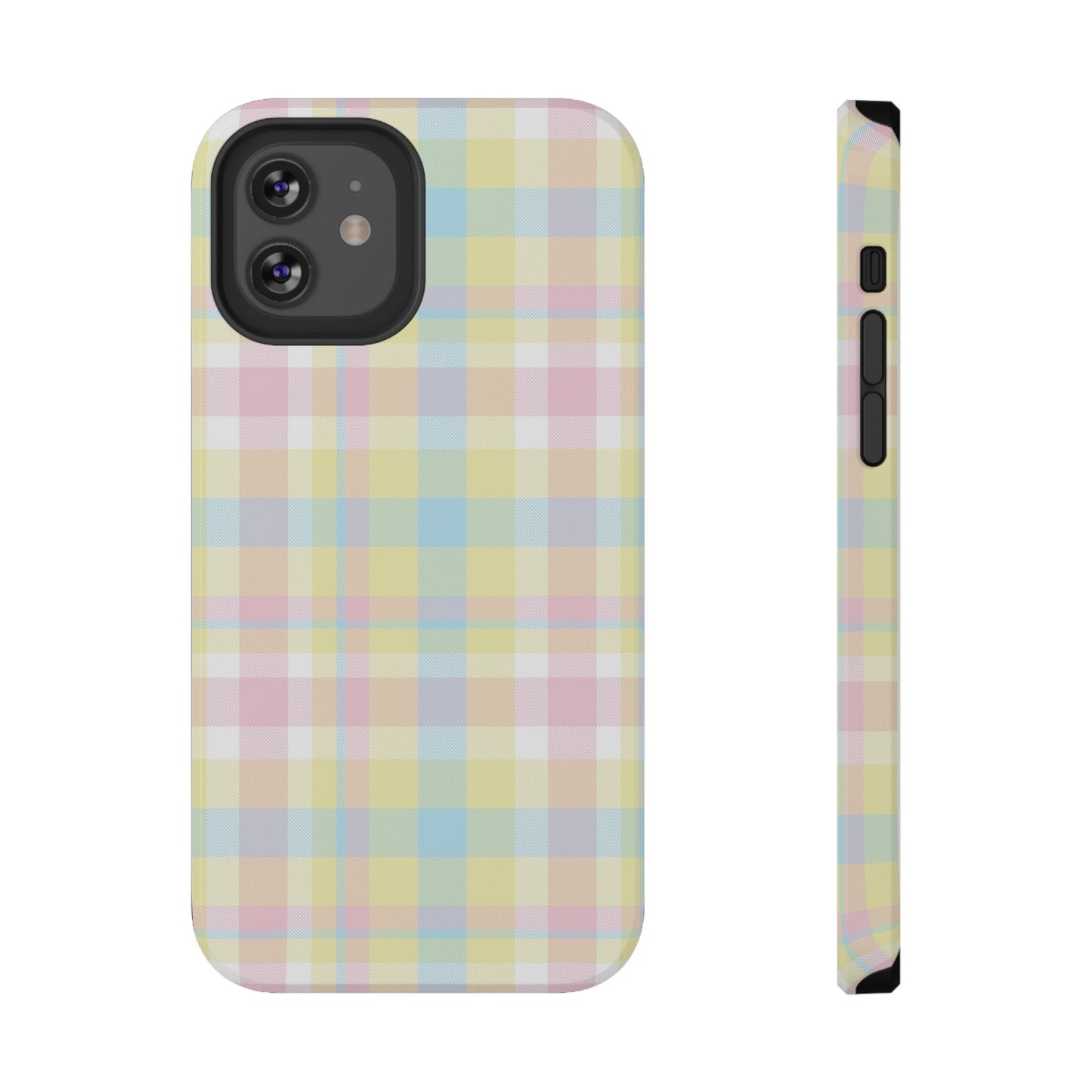 Buttercream Plaid iPhone Case