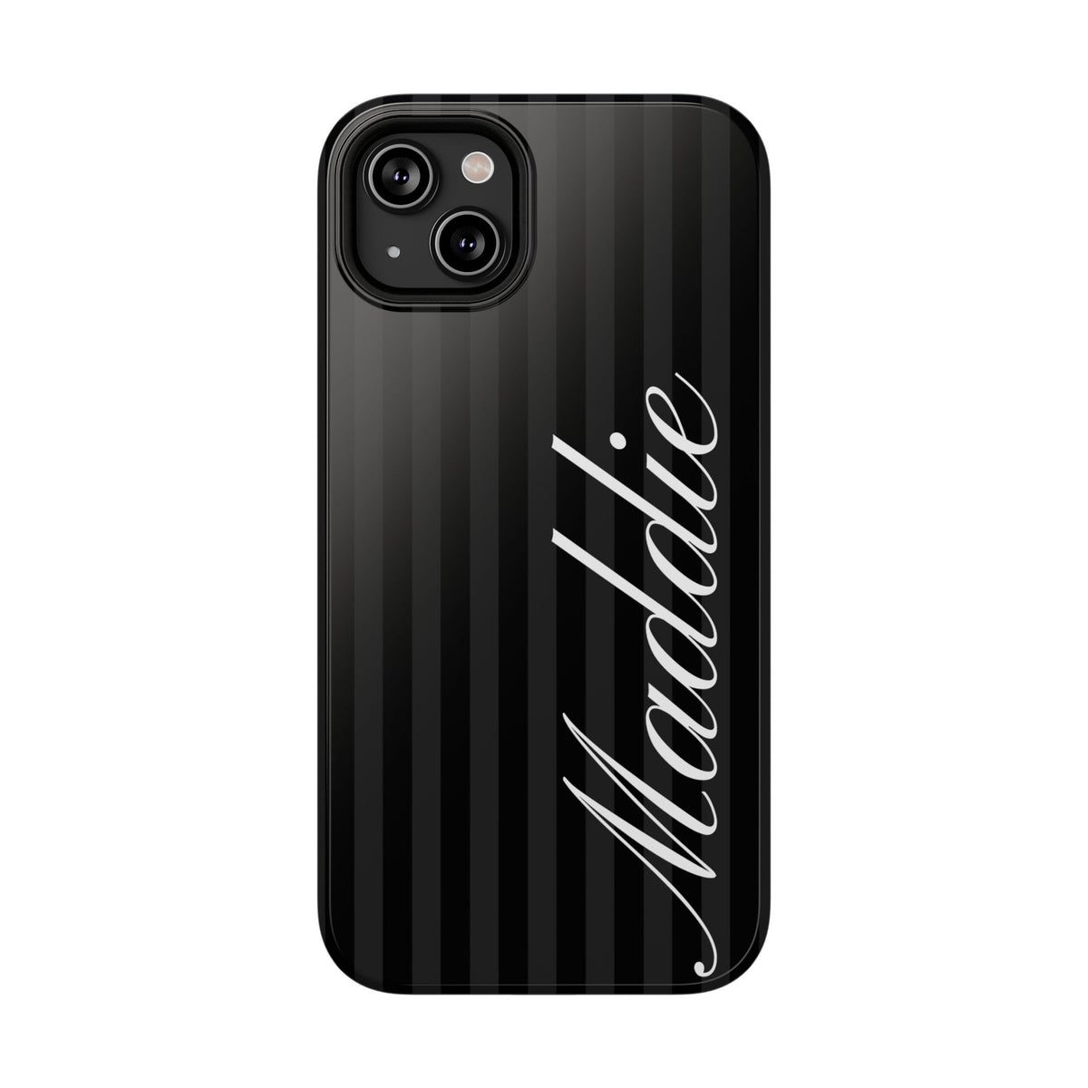 Custom Black Stripes iPhone Case