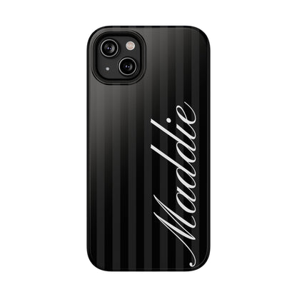 Custom Black Stripes iPhone Case