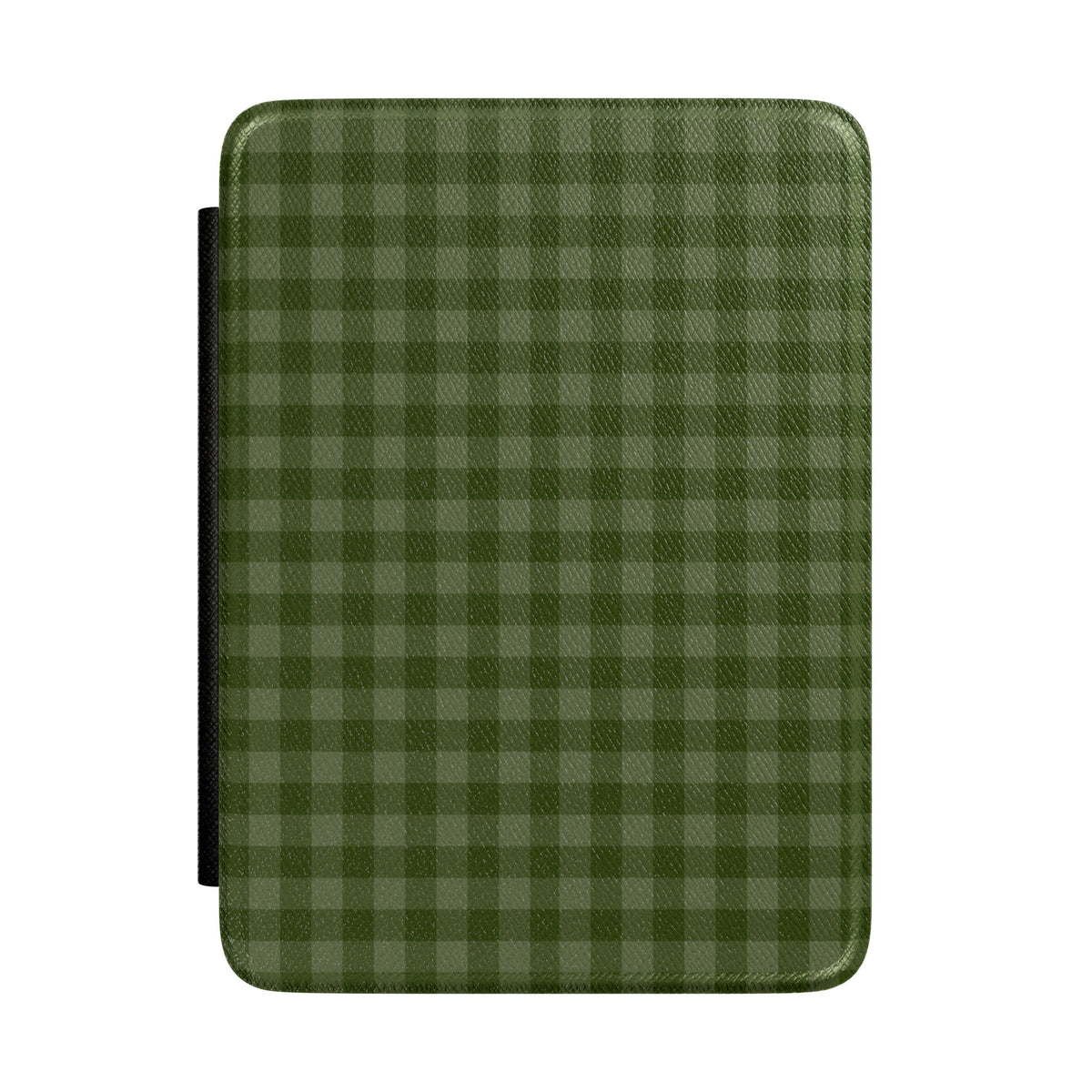 Green Gingham Kindle Case