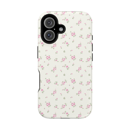 Blush Ditsy Flowers iPhone Case
