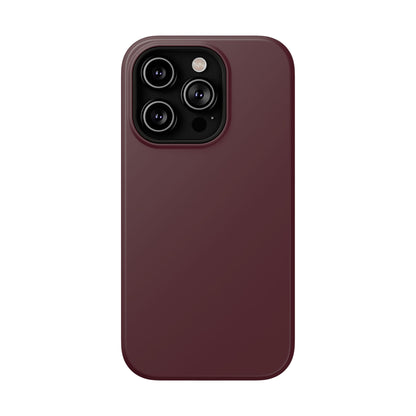 Burgundy iPhone Case