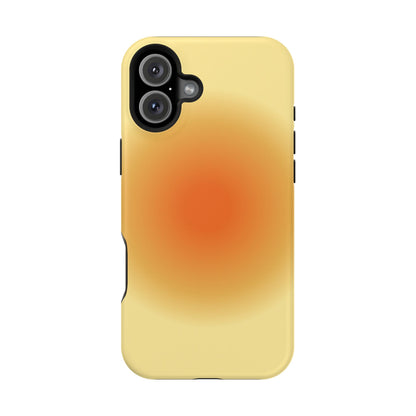 Orange Aura iPhone Case