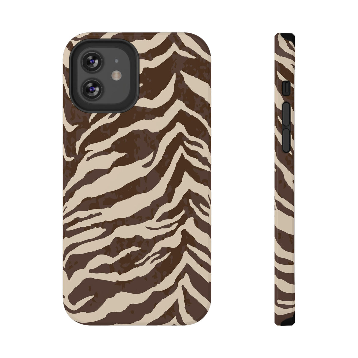 Brown Zebra iPhone Case