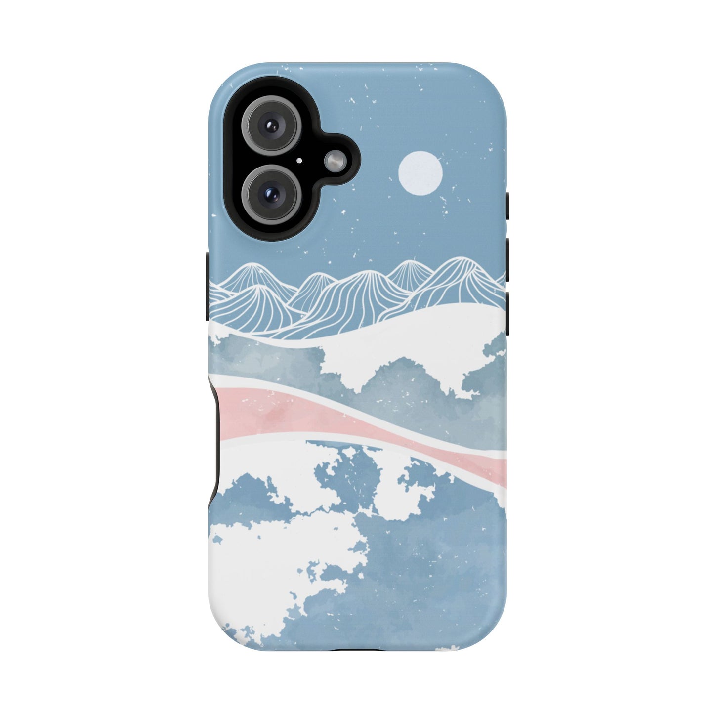 Blue Winter Night iPhone Case