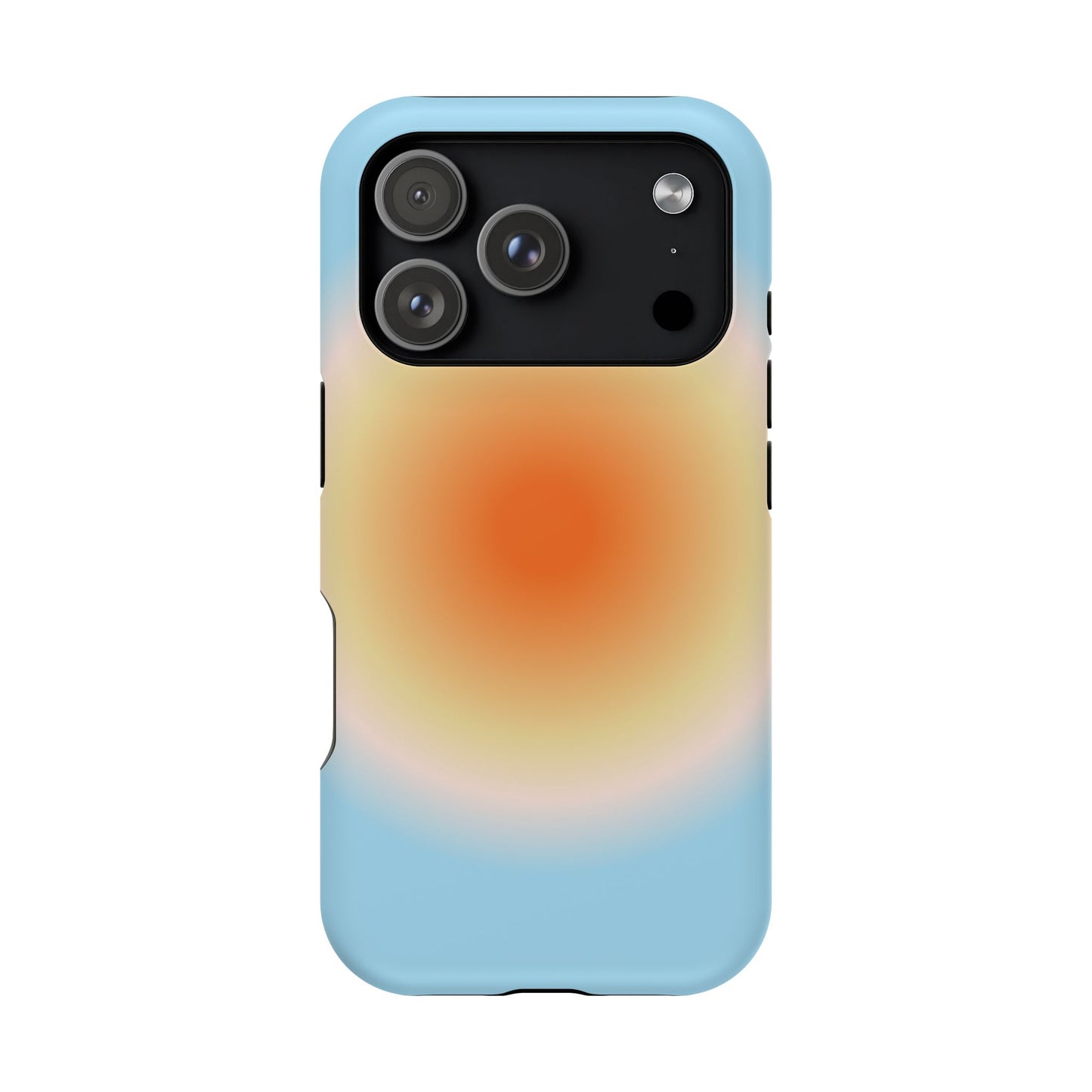 Orange & Blue Aura iPhone Case