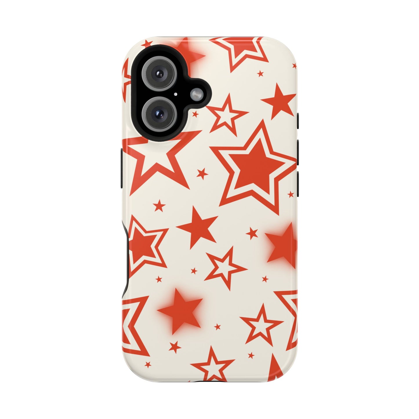Red Stardust iPhone Case