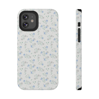 Blue Floral Ditsy iPhone Case