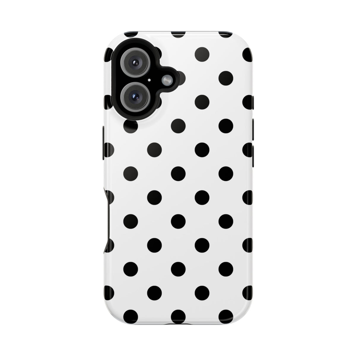 Black Polka Dots iPhone Case