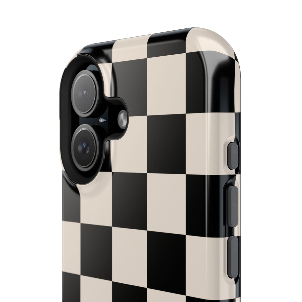Espresso Checkered iPhone Case