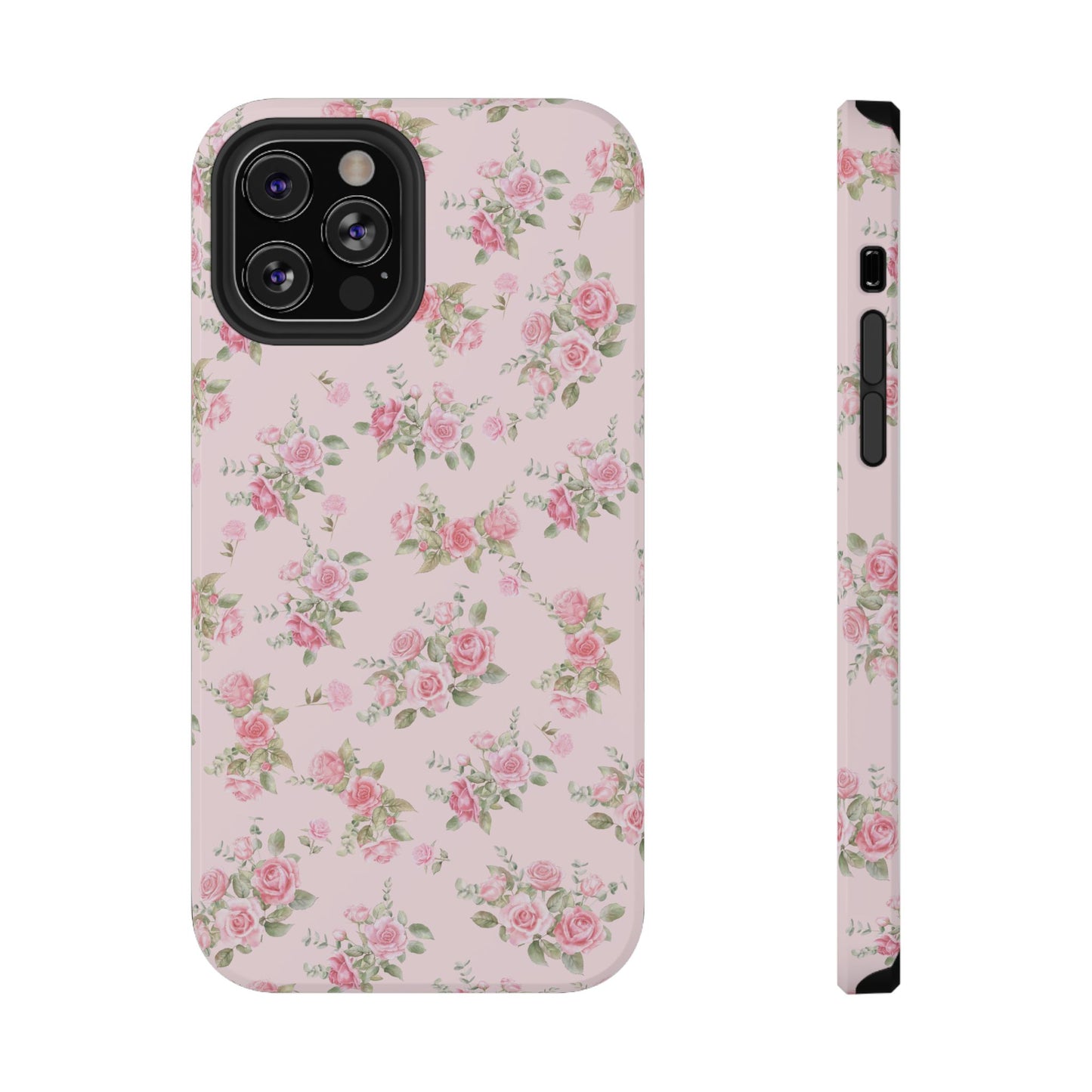 Pink Vintage Roses iPhone Case