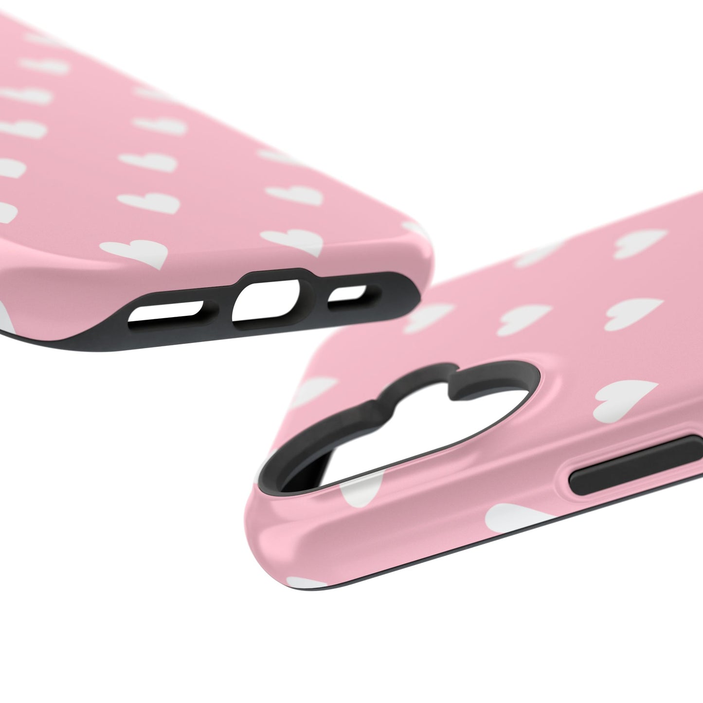 Pink Hearts iPhone Case