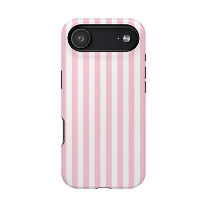 Pink Picnic Stripes iPhone Case