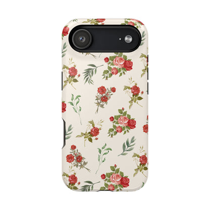 Red Vintage Roses iPhone Case