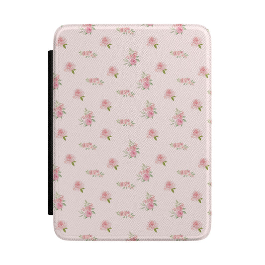 Pink Vintage Roses Kindle Case