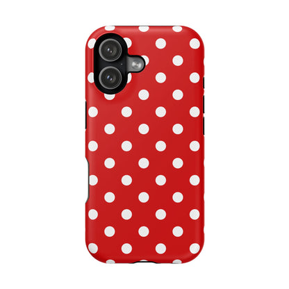 Red Polka Dots iPhone Case