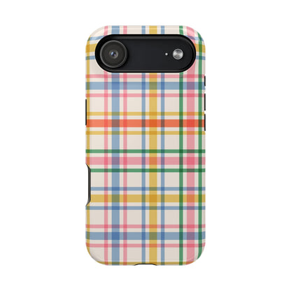 Retro Plaid iPhone Case