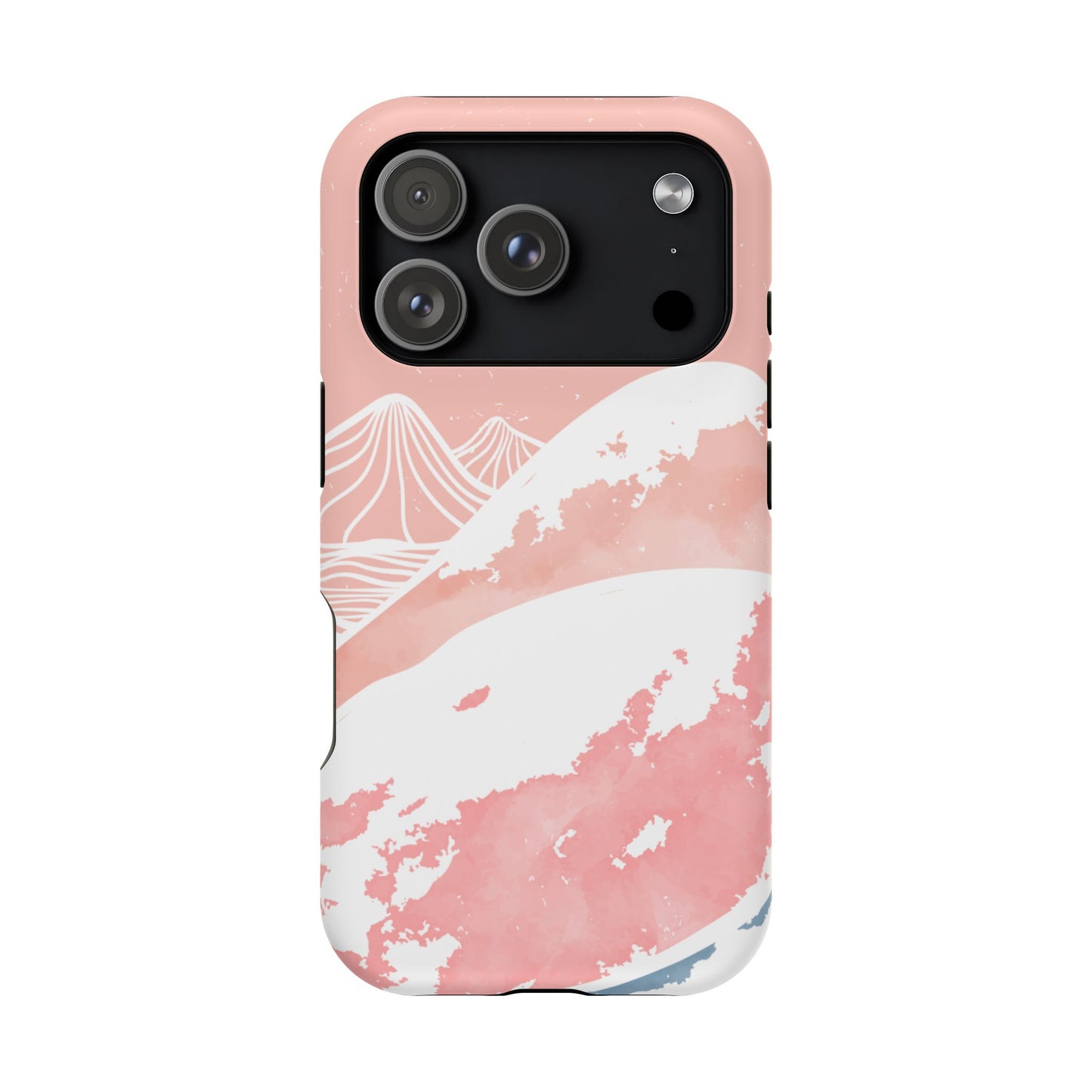 Pink Winter Night iPhone Case
