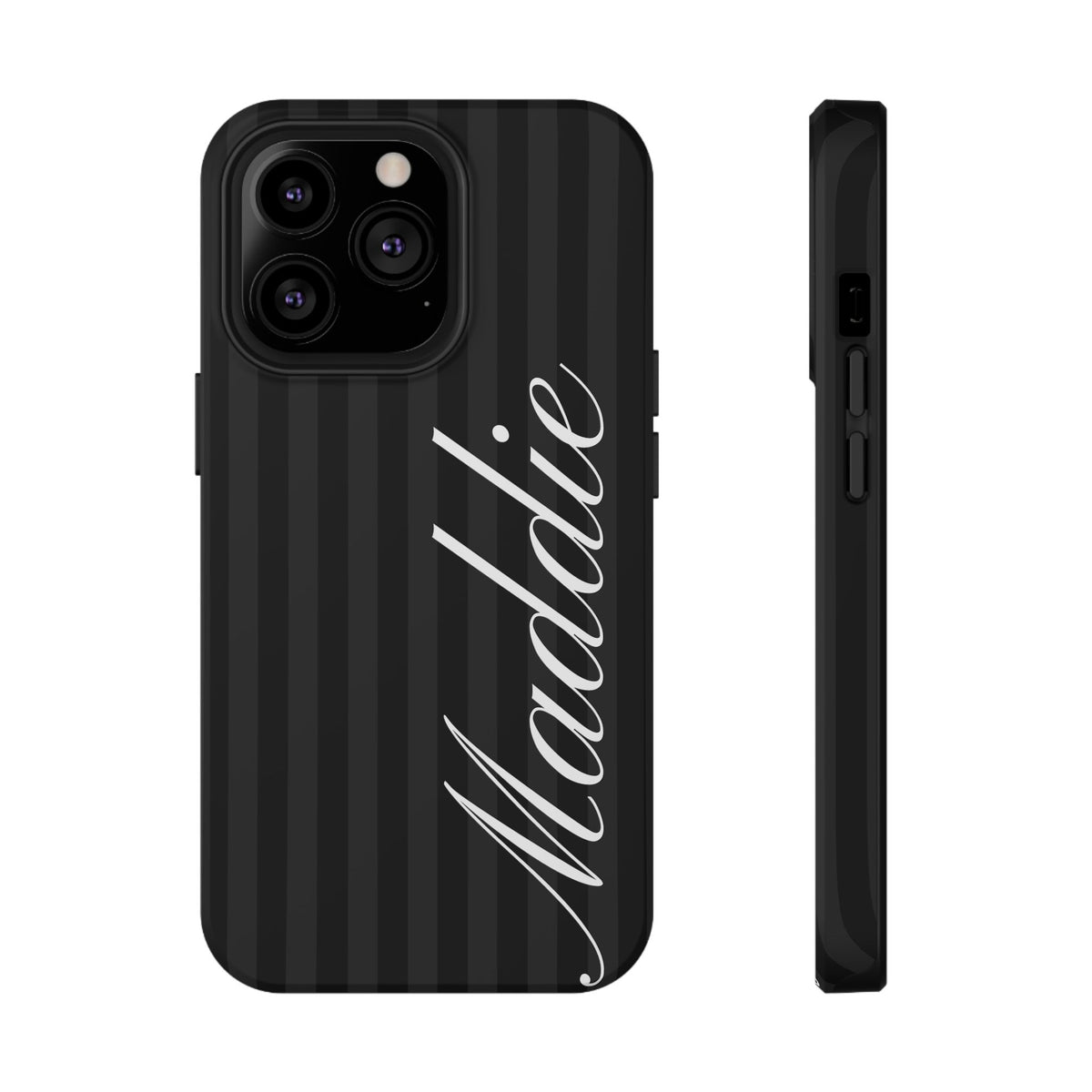 Custom Black Stripes iPhone Case