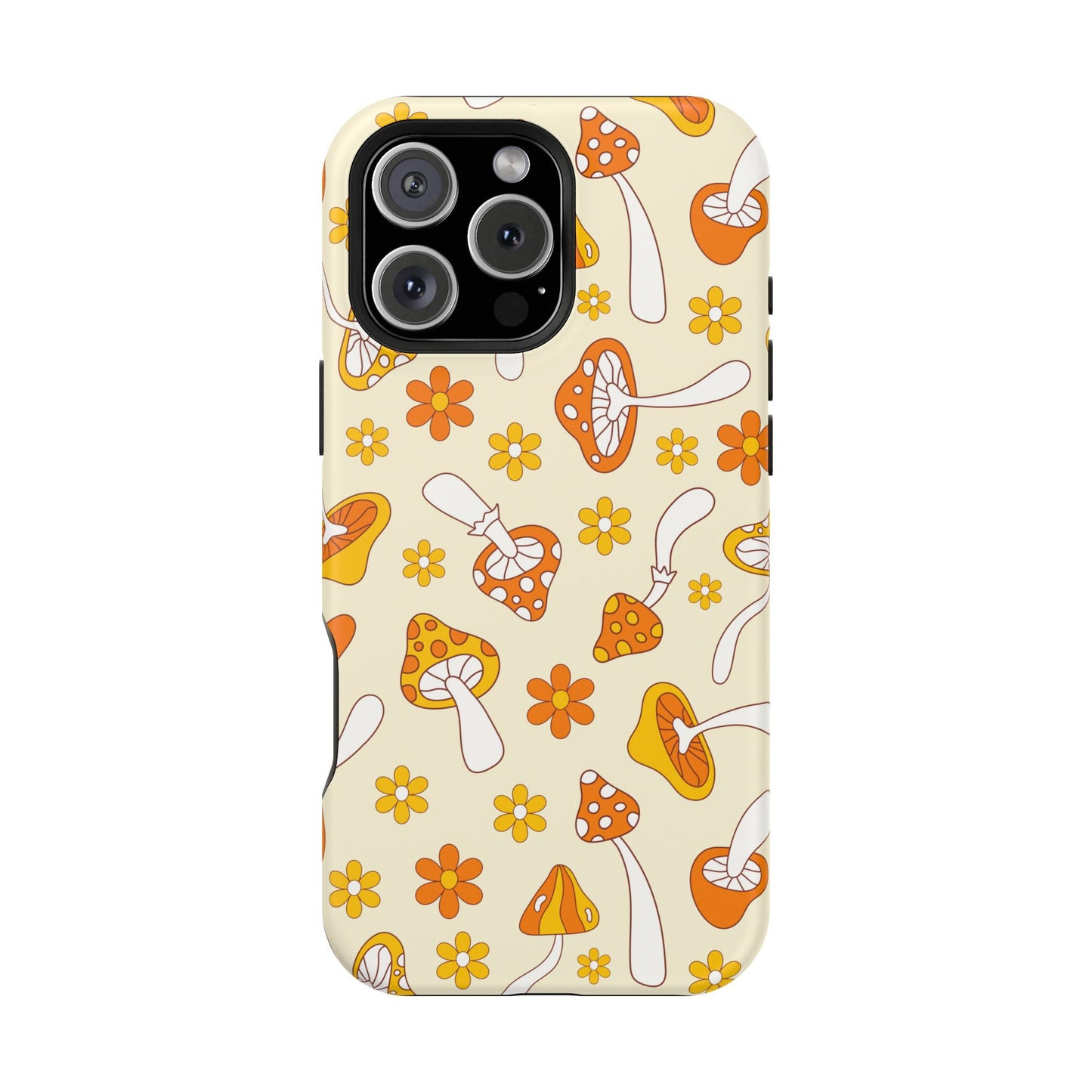 Retro Mushrooms iPhone Case