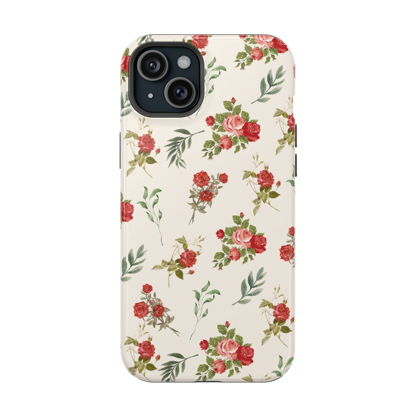 Red Vintage Roses iPhone Case