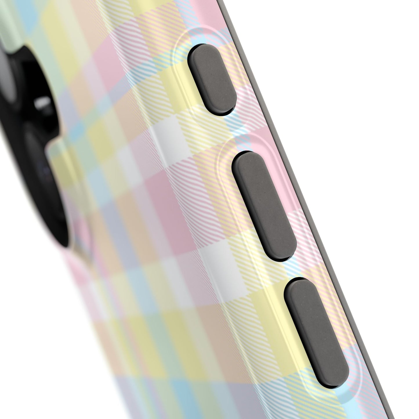 Buttercream Plaid iPhone Case