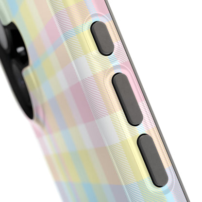 Buttercream Plaid iPhone Case