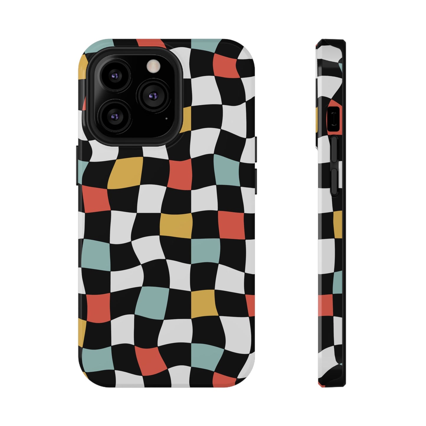 Retro Check iPhone Case