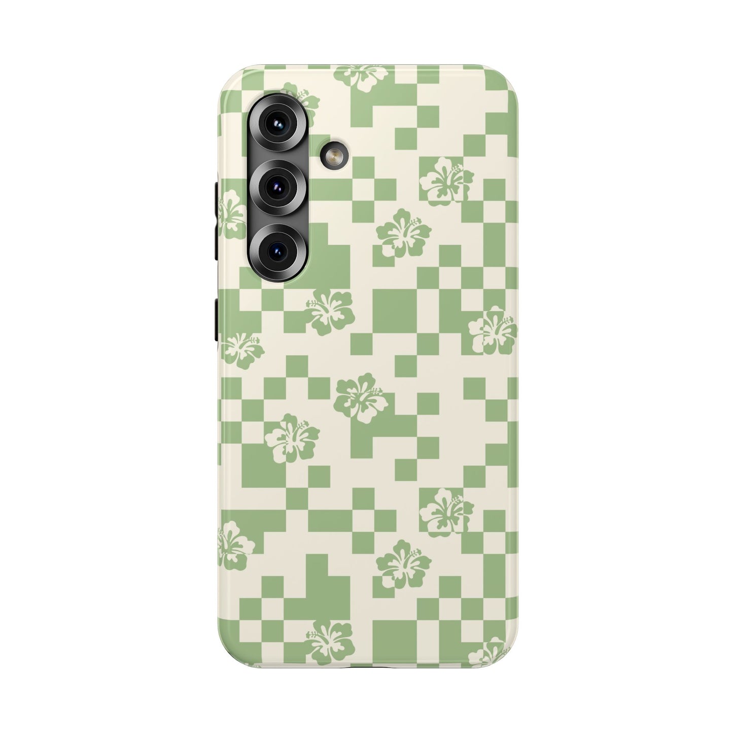 Green Hibiscus Samsung Case
