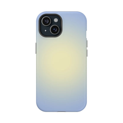 Blue & Yellow Aura iPhone Case