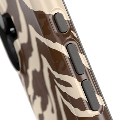 Brown Zebra iPhone Case