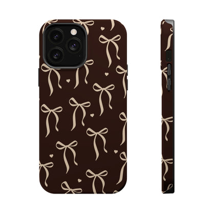 Chocolate Bows iPhone Case